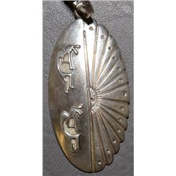 NAVAJO SILVER NECKLACE (WHIRLINGWIND)