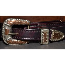 RANGER BUCKLE AND WESTERN BELT