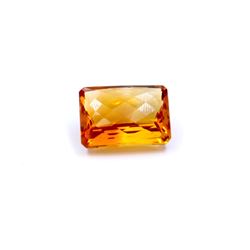 20 ct & up Citrine Emerald Cut Loose Stone