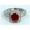 Image 1 : Ruby 2.74ct / Diamond 1.84ct