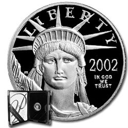 2002-W 1/10 oz Proof Platinum American Eagle (w/Box & COA)