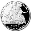 Image 1 : 2004-W 4-Coin Proof Platinum American Eagle Set (w/Box & COA)
