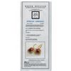 Image 3 : RUBY CABOCHION 11.21CT / DIAMOND 1.27CT / 14K YELLOW GOLD EARRING 8.91GRAM