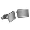 Image 1 : Sterling Silver Textured Cuff Links (Rectangle)