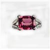 Image 1 : SPINEL 4.35CT, 14K W/G RING 6.77GRAM / DIAMOND RD 0.45CT