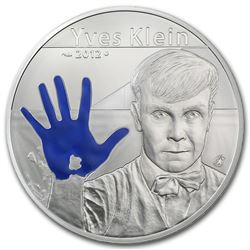 2012 France Silver €10 European Program Proof (Yves Klein)