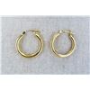 Image 1 : 14kt Gold Hoop Earrings