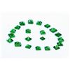 Image 1 : 5.93 ct Tsavorite Square 21Pcs