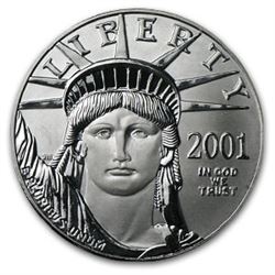 2001 1 oz Platinum American Eagle BU