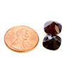 Image 1 : 9 ct & up Garnet Cushion Cut (9.50) 2Pcs