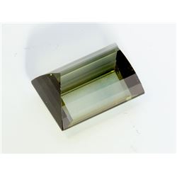 3 ct & up Green Tourmaline Rectangular (3.46)