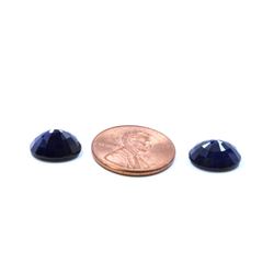 11 ct & up Blue Sapphire Round Shaped ctw 11.23