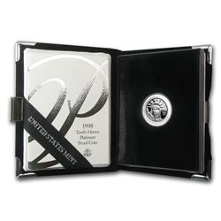 1998-W 1/10 oz Proof Platinum American Eagle (w/Box & COA)