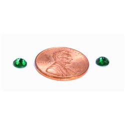 1.11 ct Tsavorite Round 2Pcs