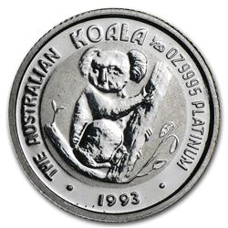 Australia 1/20 oz Platinum Koala BU (Random Year)