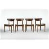 Finn Juhl, dining chairs, set of eight, Bovirke, Denmark, 1953, teak, steel, 20"w x 22....