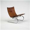 Poul Kjaerholm, PK-20 lounge chair, E. Kold Christensen, Denmark, 1967, stainless steel, ...