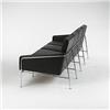 Image 1 : Arne Jacobsen, 3304 sofa, Fritz Hansen, Denmark, c.1959, leather, stainless steel, 85"w...