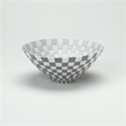 Aune Siimes, bowl, Arabia, Finland, 1957, slip-cast and glazed porcelain, 7"dia x 3"h...