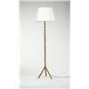 Image 1 : Jacques Adnet, floor lamp, France, 1950s, bamboo, brass, 69.25"h, A stylish and nicely ...