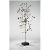 Image 1 : Curtis Jere, untitled (Tree), USA, 1960s, brass, wood, 65"h, Jere's decorative sculptur...