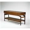 Image 1 : Greta Grossman, console, Glenn Of California, USA, c. 1952, American black walnut, caning...