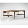 Image 1 : Holabird and Root, dining table, Garland Furniture, USA, 1934, oak, brass, 72"w x 34"d ...