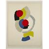 Image 1 : Sonia Delaunay, untitled, c. 1960, 25.5"h x 19.5"w sheet, Number 122 from the edition of ...