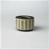 Image 1 : Harrison McIntosh, low vase, USA, c.1958, 4"dia x 2.5"h, Stoneware form with geometic dec...