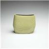 Image 1 : Russel Wright, Pillow vase #1A, Bauer Pottery, USA, c. 1946, stoneware, 10.5"w x 4"d x ...