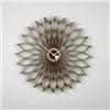 Image 1 : George Nelson, Sunflower clock, Howard Miller, USA, 1950s, walnut, birch, enameled metal,...