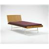 Image 1 : George Nelson, Thin Edge bed, Herman Miller, USA, c.1952, birch, enameled metal, cane, ...