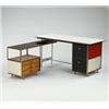 Image 1 : Charles and Ray Eames, ESU desk and return, Herman Miller, USA, c. 1953, primary colored ...