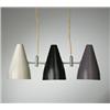 Image 1 : Arteluce, ceiling fixture, Italy, 1950s, enameled metal, 25"w x 8"d x 24"h, 1500-2000...
