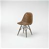 Image 1 : Charles Eames, Dowel Leg chair, Herman Miller, USA, c.1950, walnut, wire, leather, 18.5...