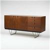 John & Sylvia Reid, cabinet, Stag Furniture Company, England, 1959, teak, steel, 54"w x...