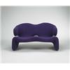 Olivier Mourgue, Djinn settee, Airbone International, France, 1965, upholstery over inter...