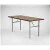 Image 1 : George Nelson, work table, Herman Miller, USA, c. 1956, combed oak, steel, 66"w x 30"d ...