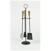 Image 1 : Anonymous, firetools, USA, 1950's, iron, rattan, 30"h, 200-300...