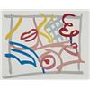 Image 1 : Tom Wesselman, Cut-Out Nude, USA, 1986, mounted cut-out, 8"h x 10"w, Signed and dated i...