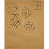 Image 1 : R. Buckminster Fuller, untitled drawing, USA, 1967, 22"h x 18"w, Signed lower left. Inscr...