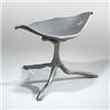 Image 1 : Thomas Lynn, stool, USA, 1960s, cast aluminum, 27"w x 15"d x 20"h, Literature: Californ...