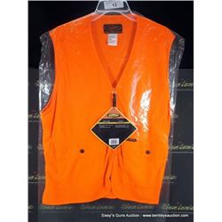 YUKON GEAR HUNTER'S ORANGE SAFETY VEST "L"
