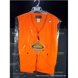 YUKON GEAR HUNTER'S ORANGE SAFETY VEST "XL"
