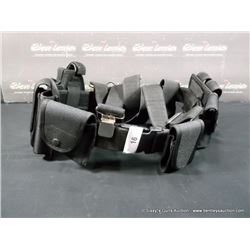 BLACK CANVAS TACTICAL BELT W/ 10 OPTIONS