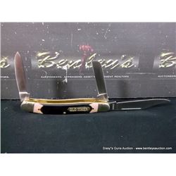 SCHRADE 8580T LARGE OLD TIMER FOLDING KNIFE-3 BLADE