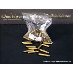 BAG: PRIMED .223 BRASS CASING FOR RELOAD 100 QTY