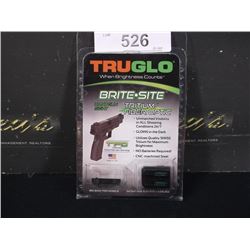 TRUGLO BRITE-SITE TRITIUM FIBER OPTIC HANDGUN SITE TG131GT2