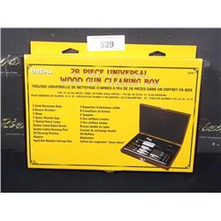 OUTERS 28-PIECE UNIVERSAL WOOD GUN CLEANING BOX