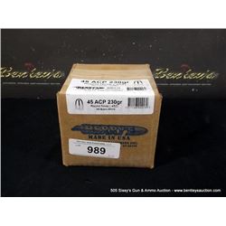 BERRY'S 45 ACP 230 GR, ROUND NOSE (.452) 500 COUNT